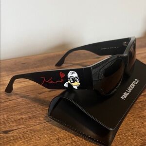 Karl Lagerfeld Black Disney Collab Sunglasses